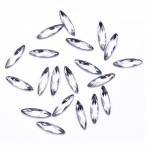 Cristale pentru unghii Marquise, 4 bucati Cod MQ001 Argintii Cristale pentru unghii Marquise, 4 bucati Cod MQ001 Argintii